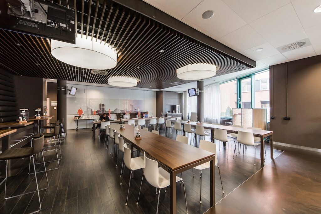 Lunchruimte kantoorpand van flexoffiz in arnhem